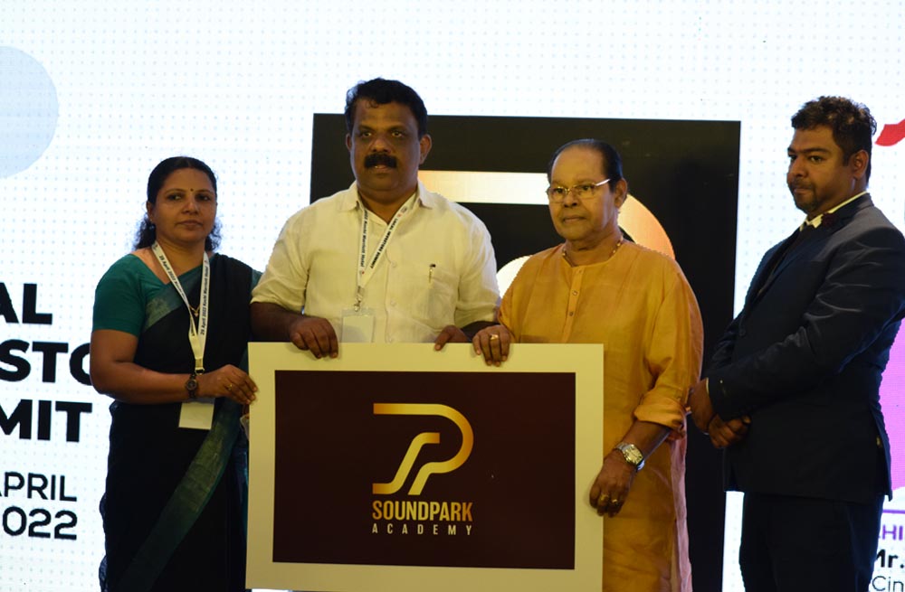 Soundpark Academy logo unveiling ceremony with actor Innocent